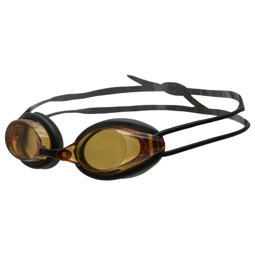 Очки для плавания Atemi, стартовые, силикон (чёрн/янтарь), R102, 00000136542