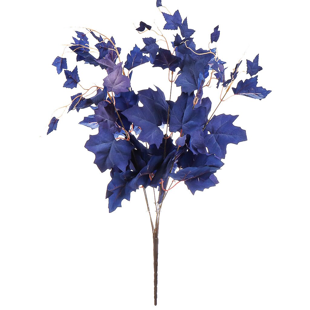 Цветок искусственный декоративный Ветвь, 63 см, синий, Y4-7153 ок искусственный декоративный сухо ы 60 см темно синий y6 10398