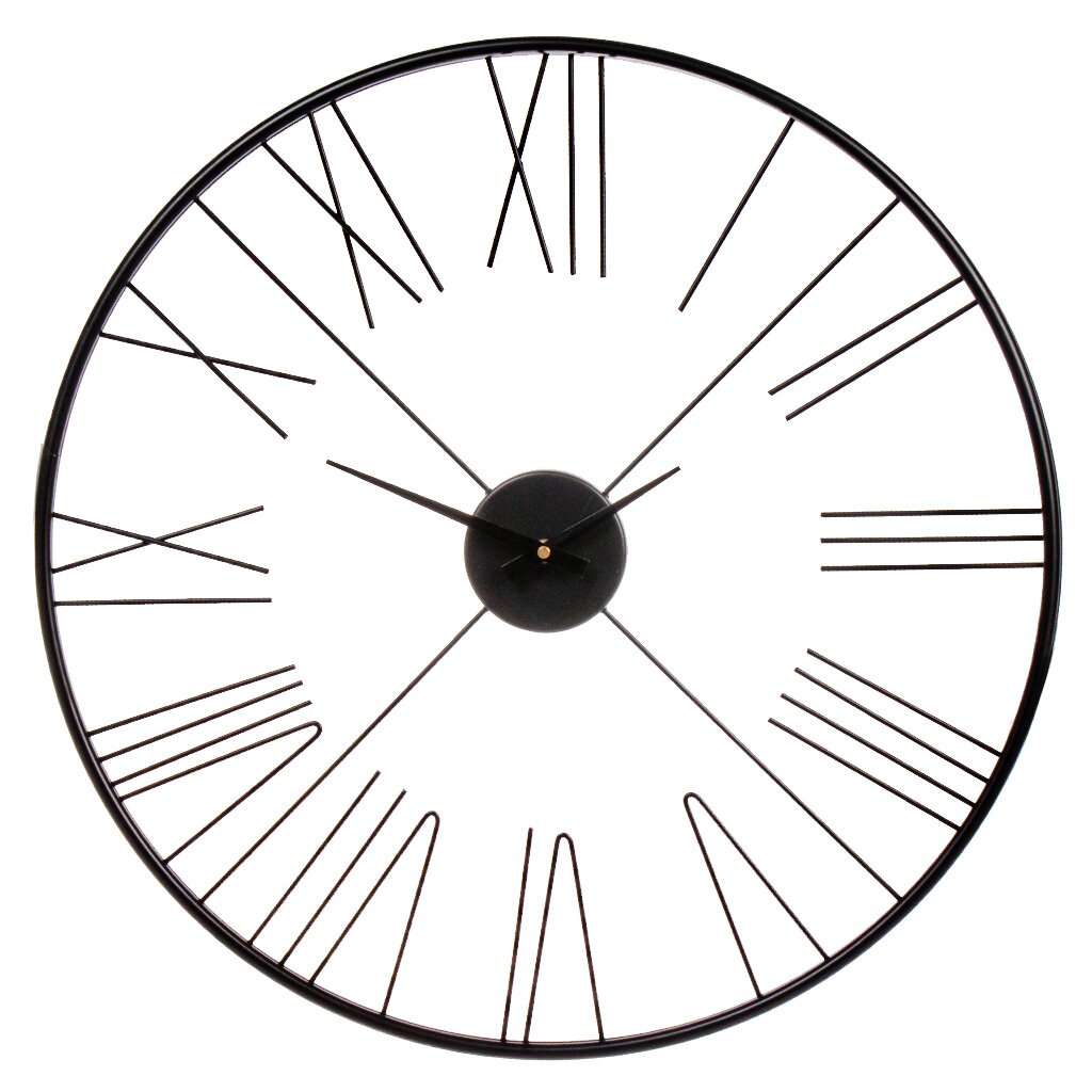 Часы настенные, 60 см, металл, Y6-10670 часы раскраска настенные единорог плавный ход 25 х 24 х 0 3 см
