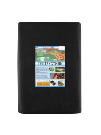 Материал укрывной Геотекстиль 100, 1.6х25 м, Чеховский Завод Материалов, в ассортименте, УБ-00006110