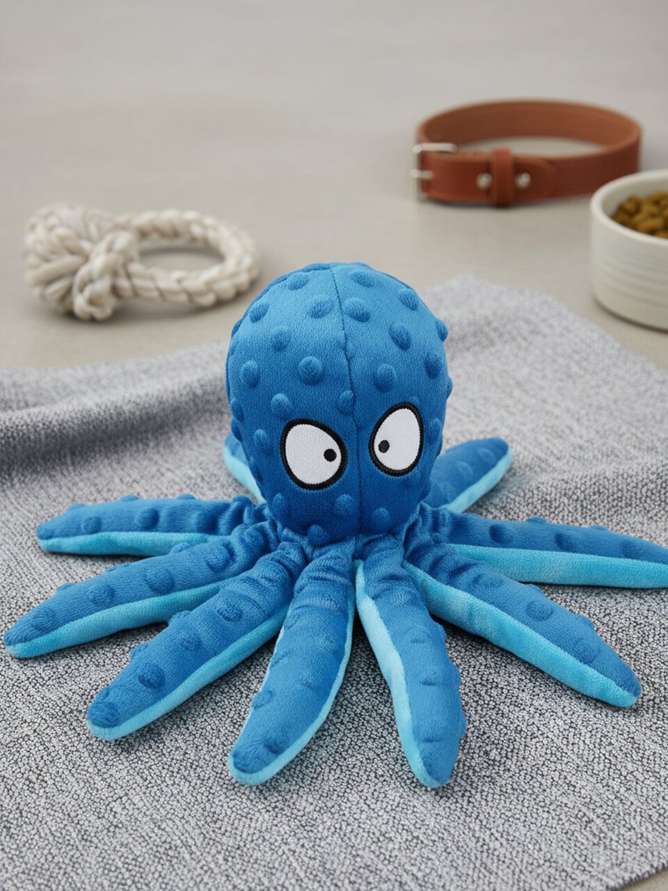 Игрушка для собак, с пищалкой, Рыжий кот