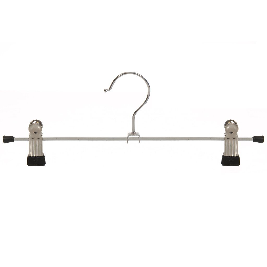 Вешалка плечики д/брюк 30см металл с зажимами JC-1698-1