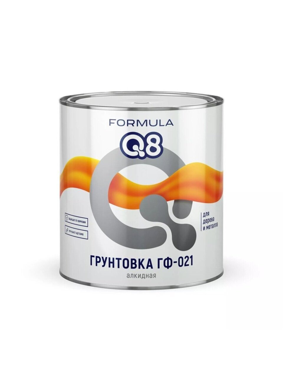 Грунтовка алкидная, Formula Q8, ГФ-021, серая, 2.7 кг