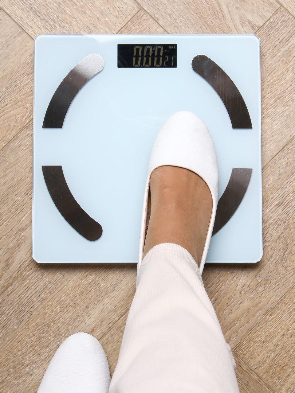 Весы напольные электронные, Rion, Smart, стекло, до 180 кг, белые