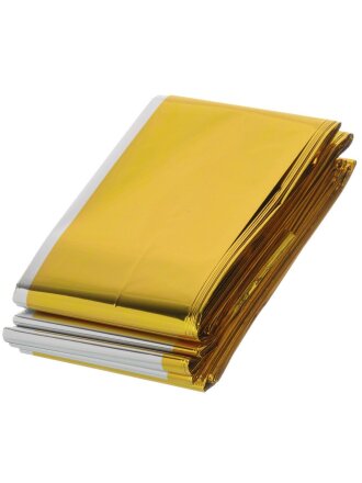 Термоодеяло Следопыт, 160х210 см, серебро/золото, PF-SB-28