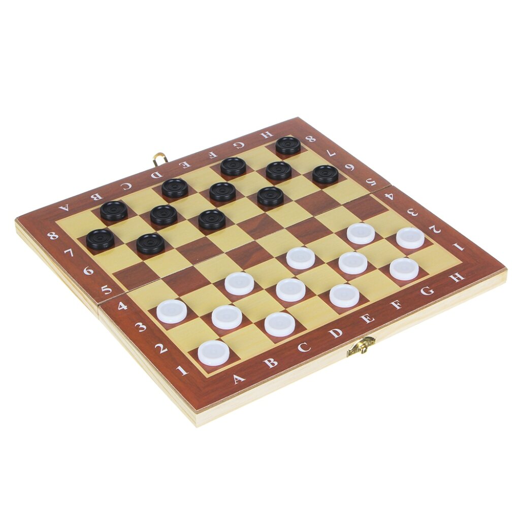 Игра настольная Шашки 539-015, 29х29 см