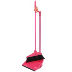 Набор для уборки пола совок, щетка с ручкой, розовый, Марья Искусница, Ленивка, HD5801