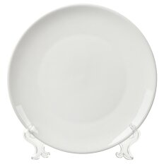 Тарелка обеденная, керамика, 23 см, круглая, Грейс, Daniks, Y6-6006, белая