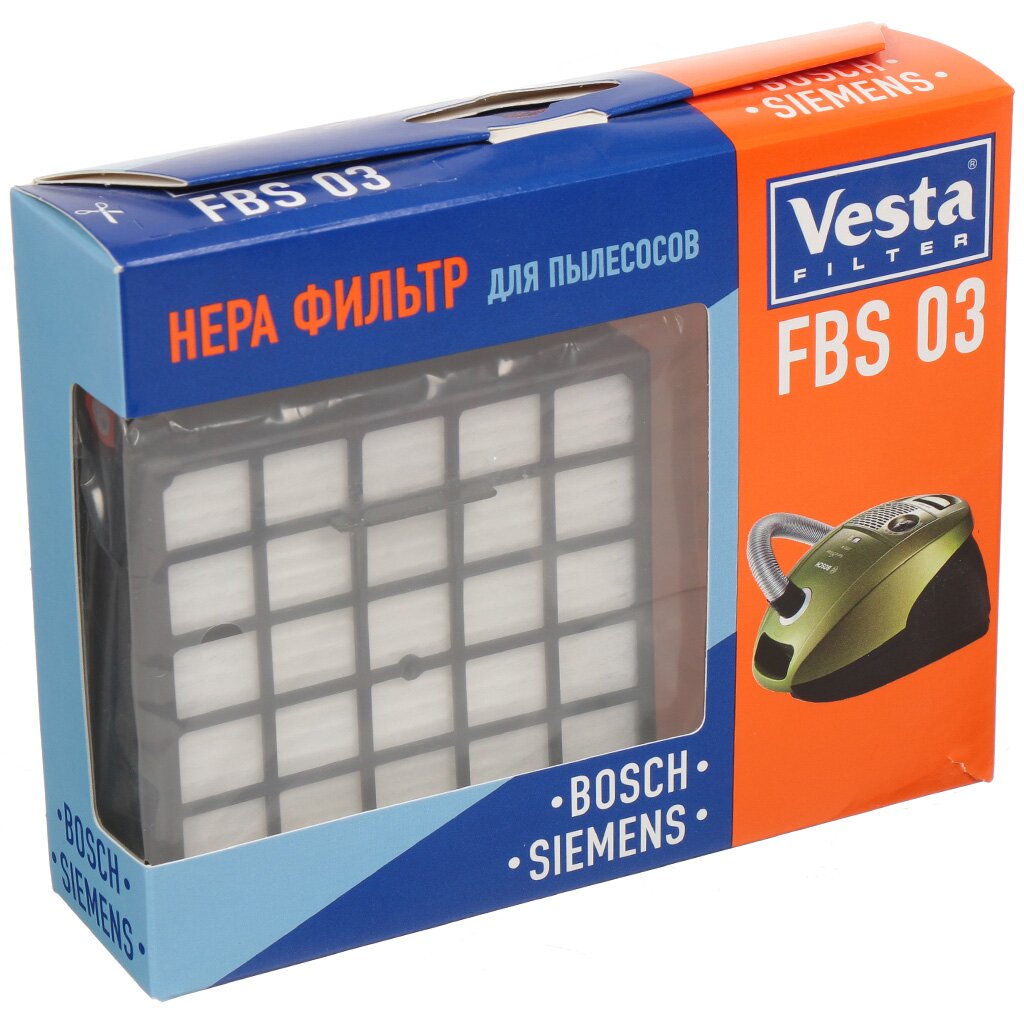 Hepa-фильтр для пылесоса Vesta filter, FBS 03