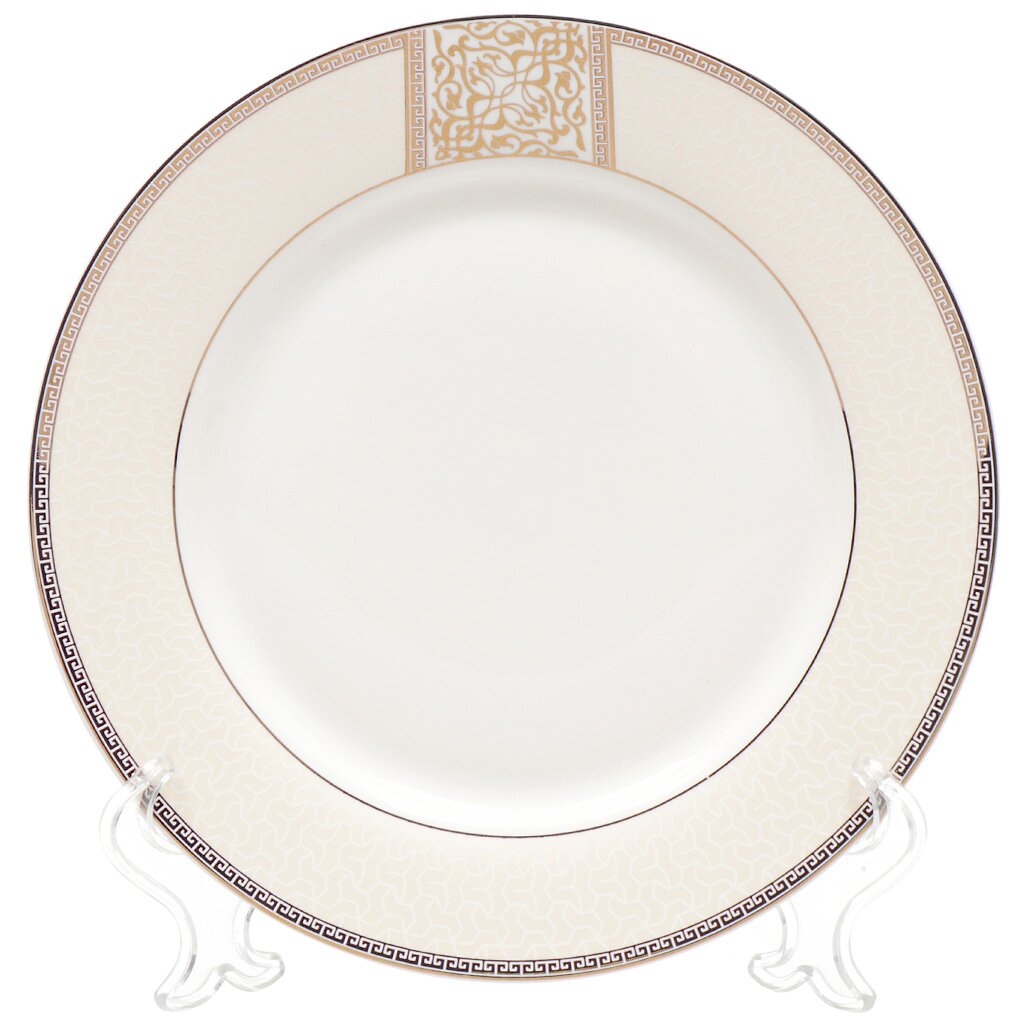 Тарелка десертная, фарфор, 21 см, круглая, Dynasty, Fioretta, TDP083/TDP083-1 тарелка десертная 20 см 2 шт фарфор f белая ideal white