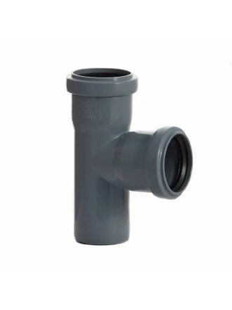 Тройник канализационный 40х40 мм, 90 °, РосТурПласт, 36380