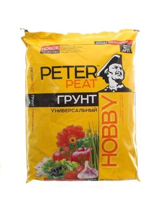 Грунт Hobby, универсальный, 5 л, Peter Peat
