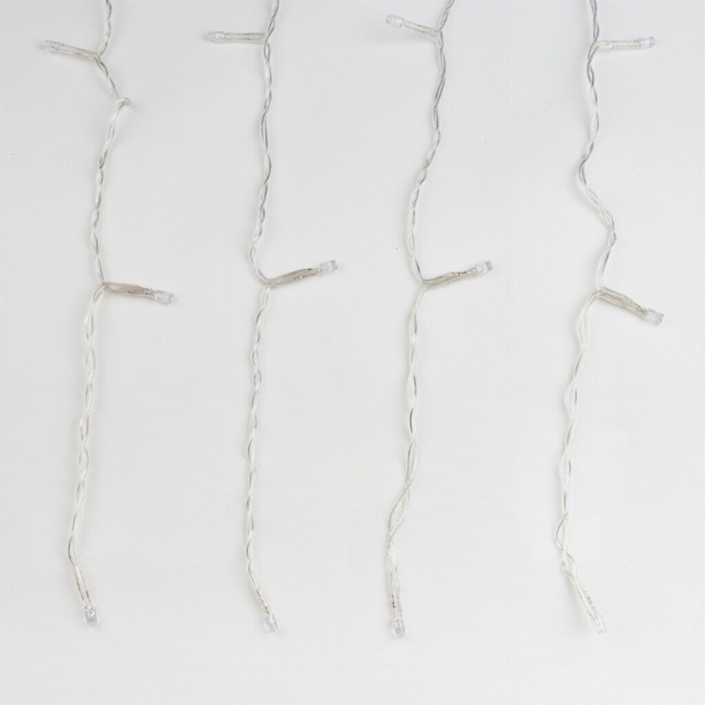 Занавес светодиодный 160 ламп, 1.5х1 м, 8 режимов, Занавес, Uniel, свет синий, прозрачный, с контроллером, в помещении, сетевой, ULD-C1510-160/DTA BLUE IP20