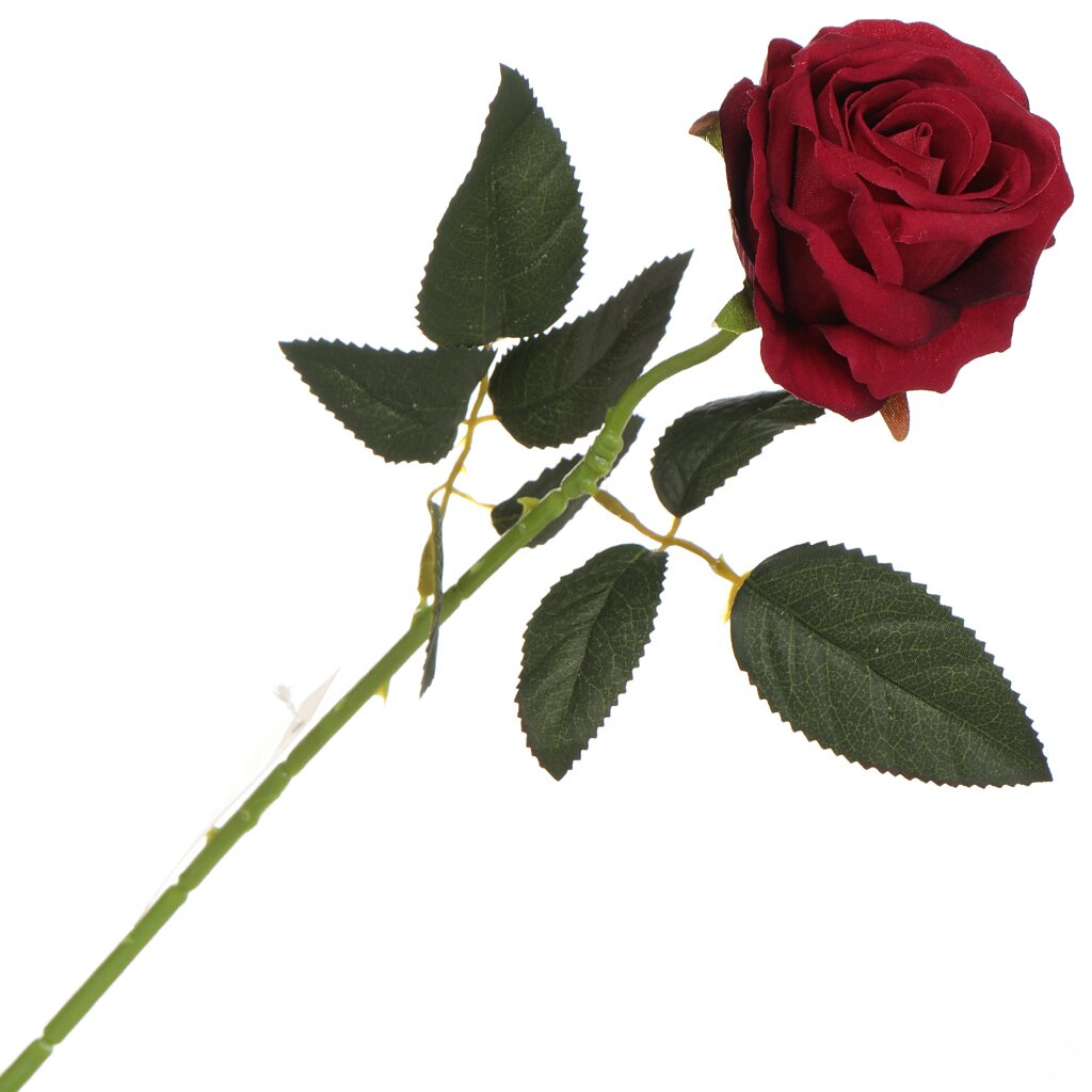 Цветок искусственный декоративный Роза, 50 см, Y3-1538 ы искусственные роза 23 см сиреневый