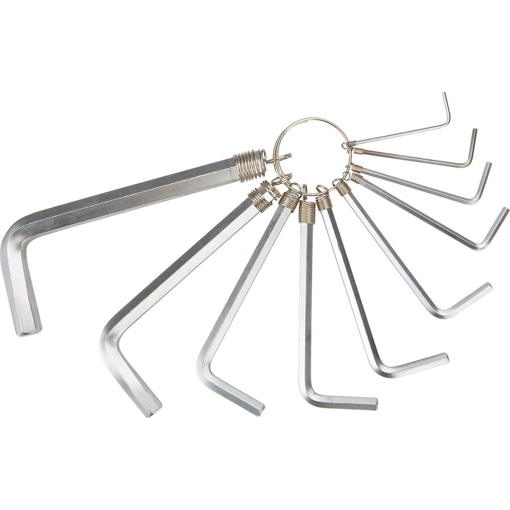 Ключи шестигранные 1.5-10 мм, набор 10 шт., TOPEX, 35D954