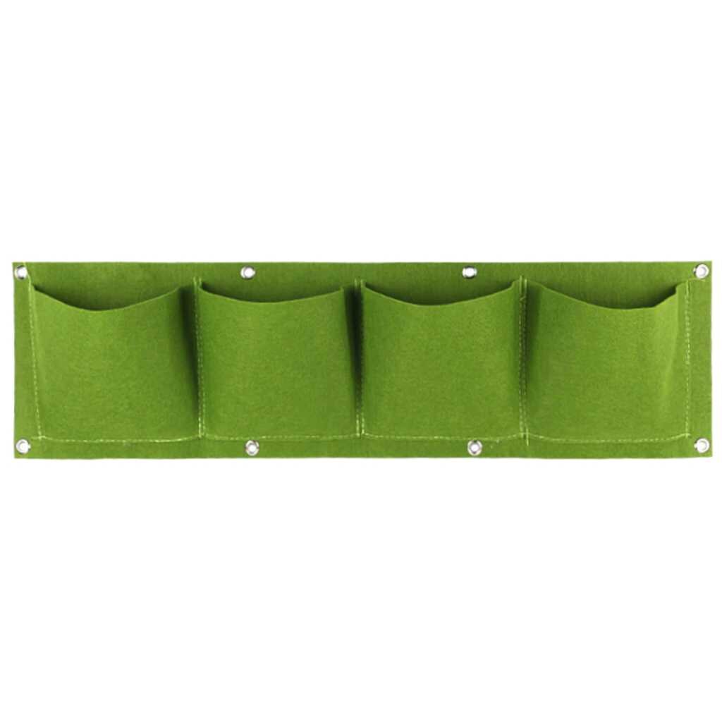 Текстильные грядки подвесные 22х80 см, 4 кармана, геотекстиль, зеленые, MP-У, ДС.070830 рюкзак отдел на молнии 2 наружных кармана зеленый