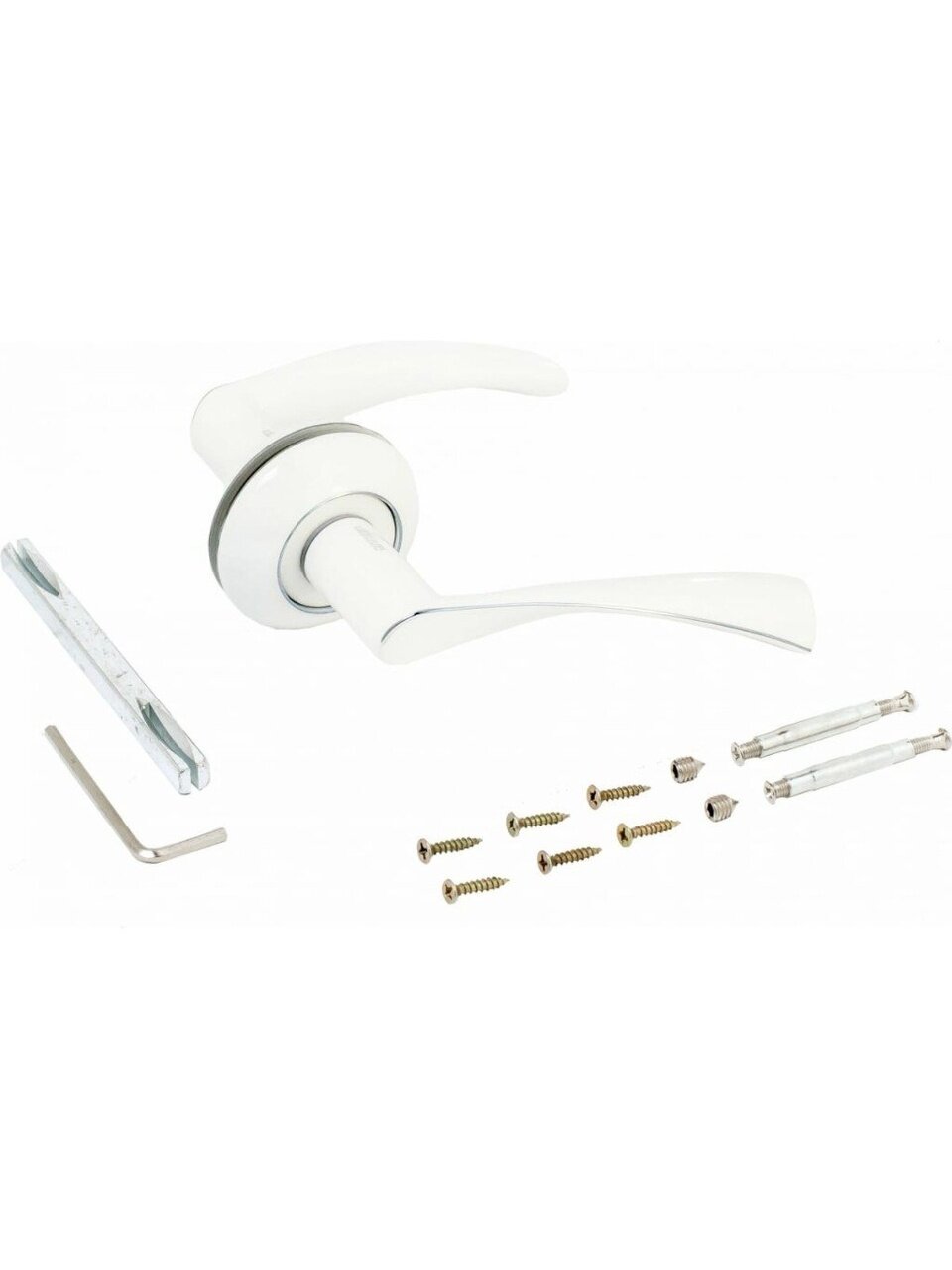 Ручка дверная Аллюр, ОСКАР W (13110), 14 625, матовый белый