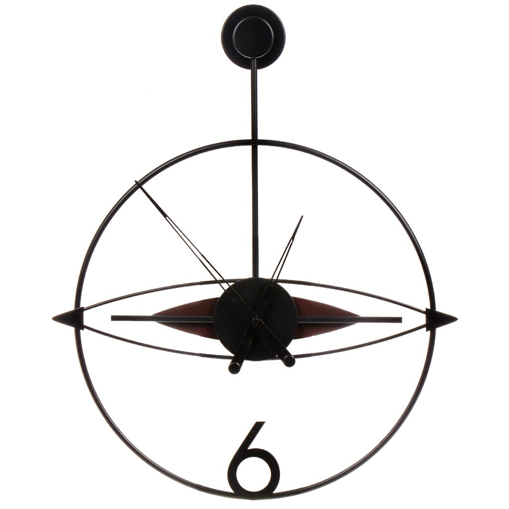 Часы настенные, 60х50 см, металл, Y6-10669 музыка ветра металл дерево жизни в круге от сглаза с кисточкой 2 колокольчика 22х6 5 см