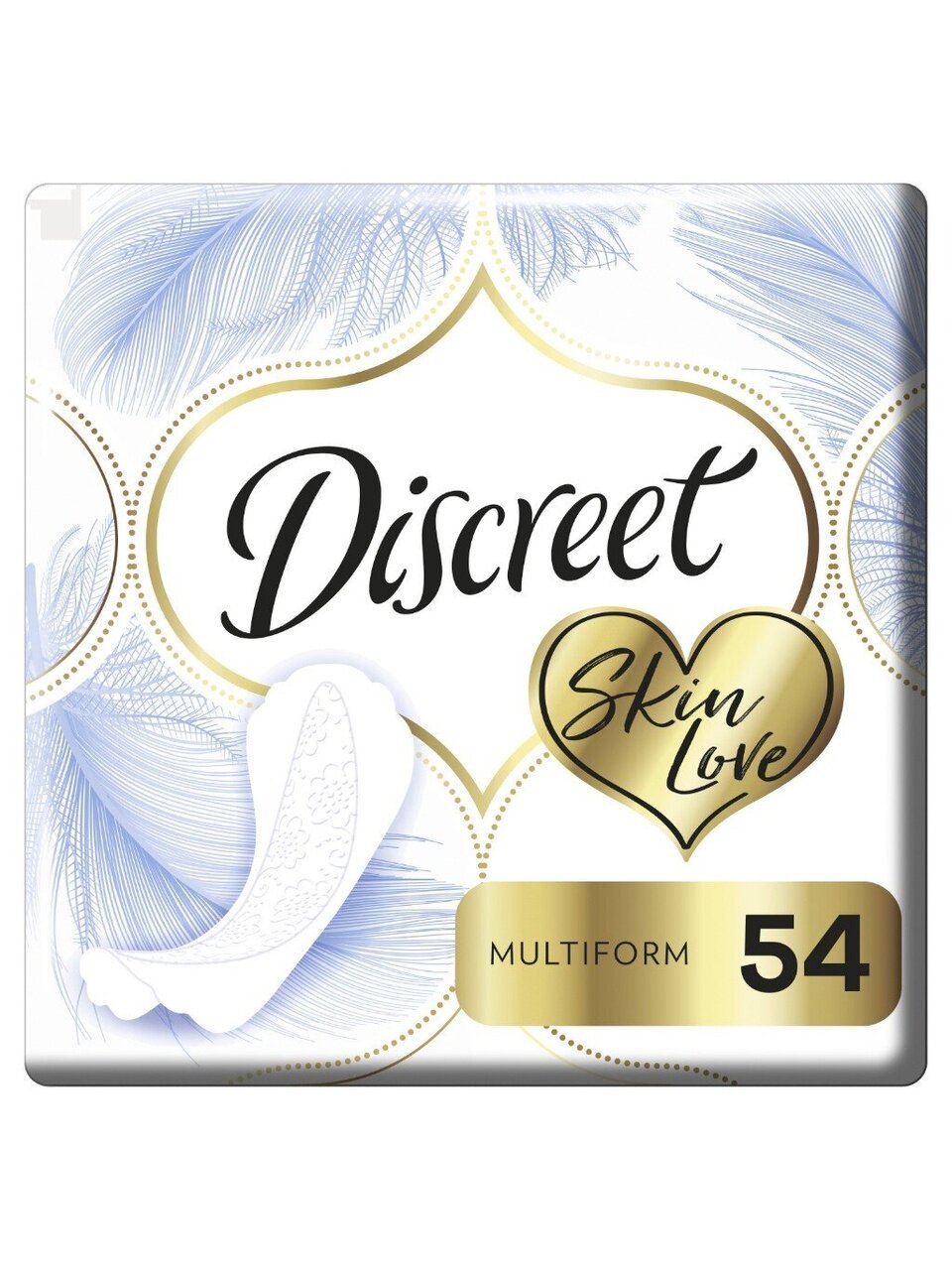 Прокладки женские Discreet, Deo Skin Love, ежедневные, 54 шт