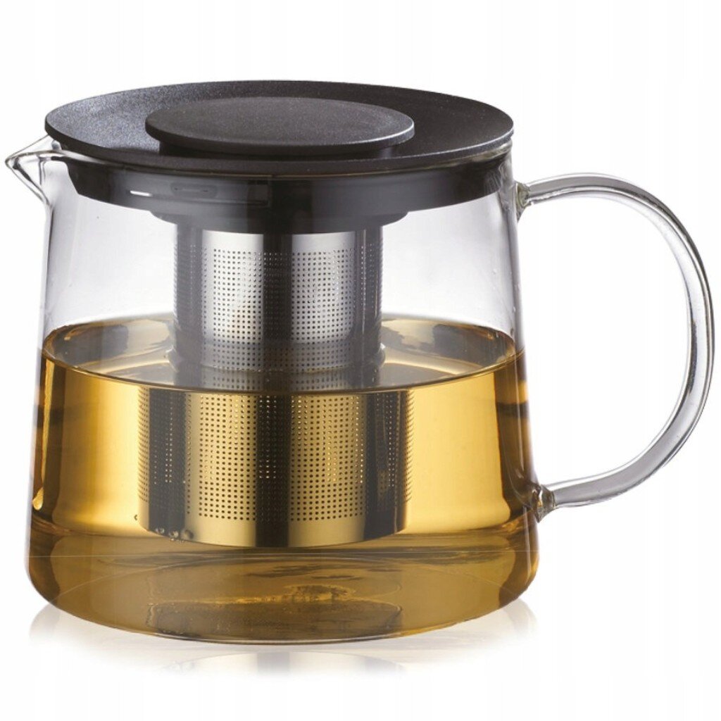 Чайник заварочный стекло, 0.8 л, с ситечком, Atmosphere, Nordic, AT-K3081 чайник заварочный керамика 1 1 л daniks грейс