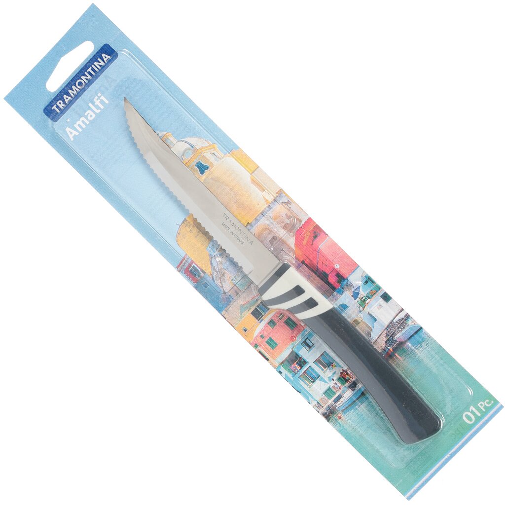 Нож кухонный стальной Tramontina Amalfi 23470/165-TR для мяса, 12.5 см