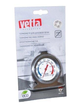 Термометр для духовой печи, нержавеющая сталь, Vetta, KU001, 884-203