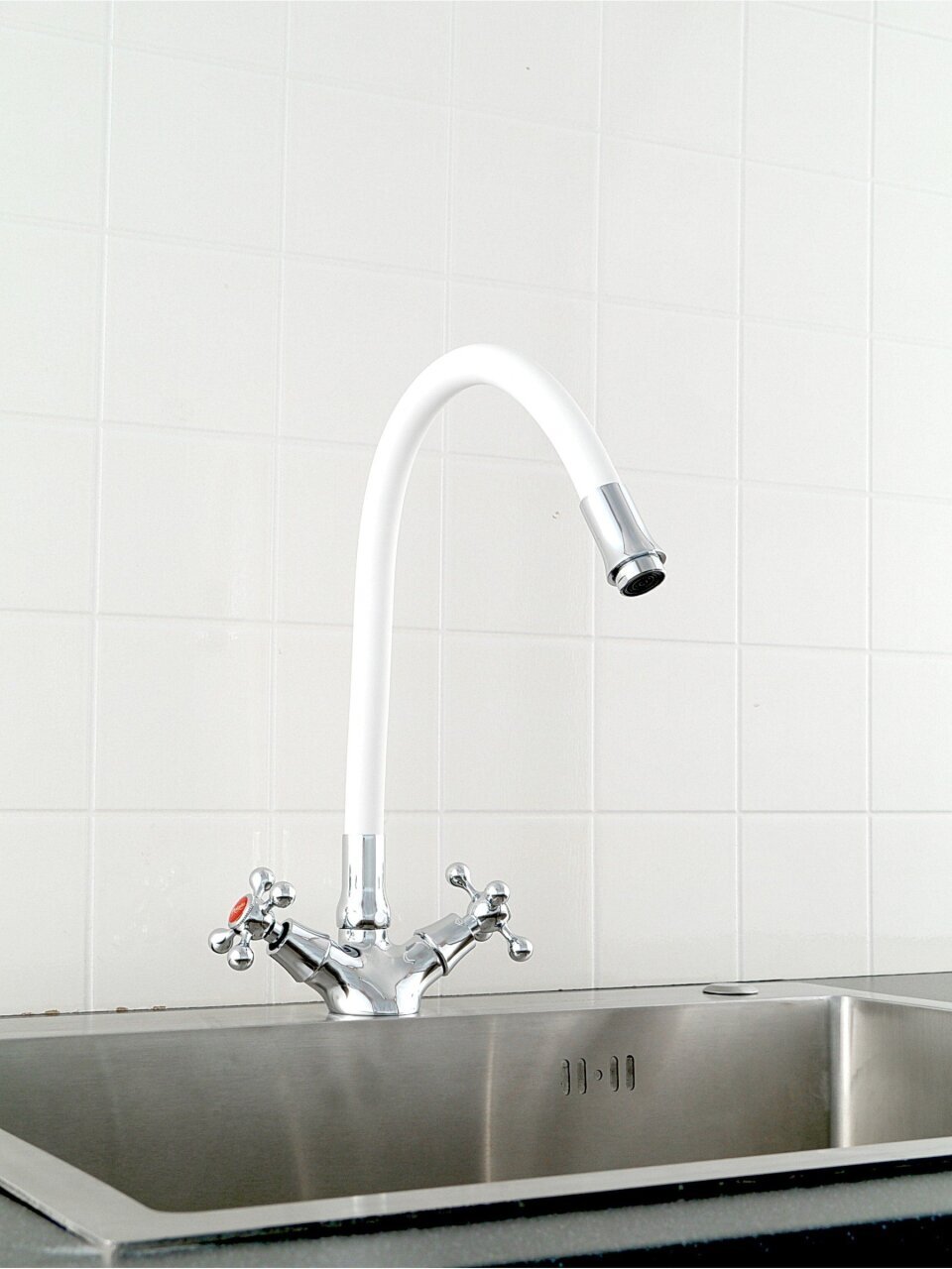 Смеситель для кухни, Potato, гибкий излив, с картриджем, P59065-7