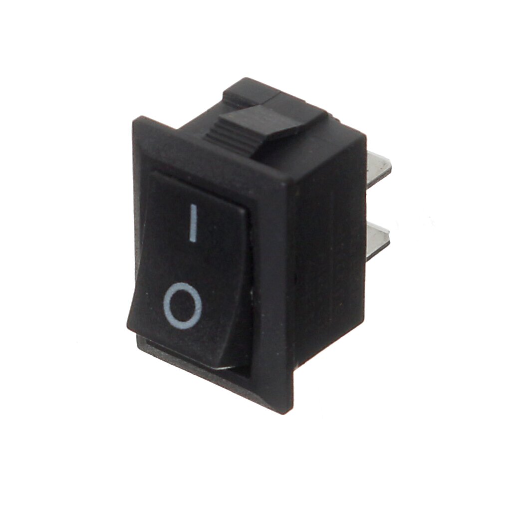 Клавишный переключатель 2 положения, одноклавишный, 1з, черный, TDM Electric, YL-211-05, SQ0703-0023