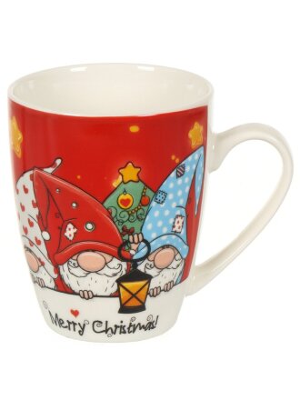 Кружка керамика, 360 мл, Гномы, Y4-4251, в ассортименте