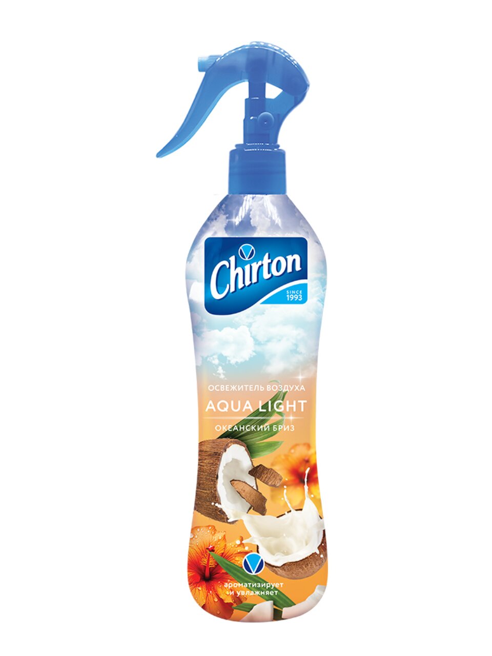 Освежитель воздуха Chirton, 400 мл, Aqua Light Океанический бриз