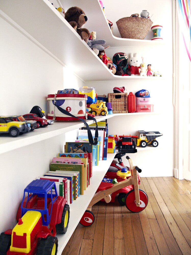 Хранение детских игрушек в доме