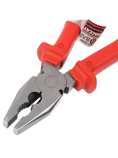 Пассатижи 200 мм, прямые, углеродистая сталь, Bartex, Эконом, 953038.1080