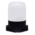 Светильник для бани, General Lighting Systems, GCF-SNP-60-E27-IP65-W,4377, 60 Вт, E27, на 1 лампочку, IP65, НПБ-400, КСС-001, 230В, пластик, черный, 437785 - фото 2