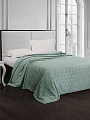 Плед евро, 200х220 см, велсофт жаккард, 100% полиэстер, Silvano, Lotus, зеленый, 200/006-LOT/LA