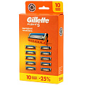 Сменные кассеты для бритв Gillette, Fusion, для мужчин, 10 шт, 0050016379 - фото 2