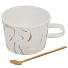 Чайная пара керамика, 3 предмета, на 1 персону, 200 мл, Золотой мрамор, Y6-10246, подарочная упаковка - фото 3