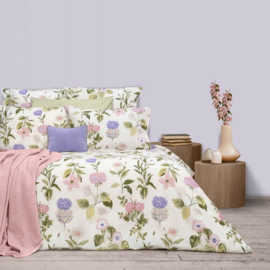 Постельное белье Sova&amp;Javoronok 1.5-спальное перкаль (простыня 145х215 см, 2 наволочки 70х70 см, пододеяльник 143х215 см) Лесная поляна