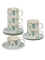 Набор чайный фарфор, 12 предметов, на 6 персон, 230 мл, Jewel, Оливи, ПС0020-09 - фото 5