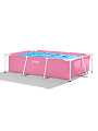 Бассейн каркасный Intex, 220х150х60 см, Pink Frame Pool, 28266NP, 1662 л, розовый - фото 3