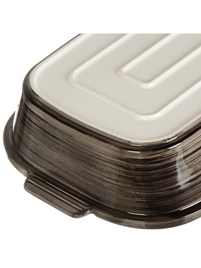 Форма для запекания керамика, 23.5х34.4х7 см, 2 л, прямоугольная, Графит, Y4-9039