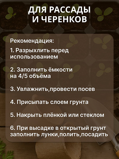 Грунт Hobby, для рассады, 50 л, Peter Peat