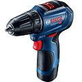 Дрель-шуруповерт аккумуляторный, Bosch, GSR 12V-30, 12 В, кейс