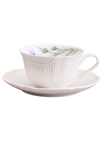 Чайный сервиз фарфор, 14 предметов, на 6 персон, 250 мл, Lefard, Васильки, 760-824, подарочная упаковка