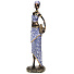 Фигурка декоративная Африканка в синем платье, 34 см, в ассортименте, Y6-2103 - фото 3