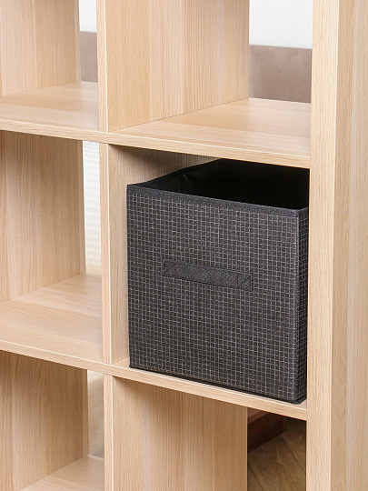 Кофр д/хранен, 28*28*28, складн, черн клетка, A190059