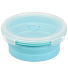 Контейнер пищевой пластик, 0.8 л, голубой, круглый, складной, Y4-6485 - фото 2