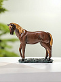 Фигурка декоративная полистоун, Лошадь, 11х9 см, коричневая, Y4-9787