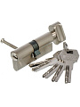 Личинка замка двери Стандарт, MAX 70, 14 796, 70 мм, матовый никель, 5 перфоключей/вертушка