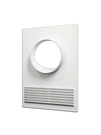 Площадка торцевая пластик, установочный диаметр 150 мм, с решеткой, ERA, 150ПТПР