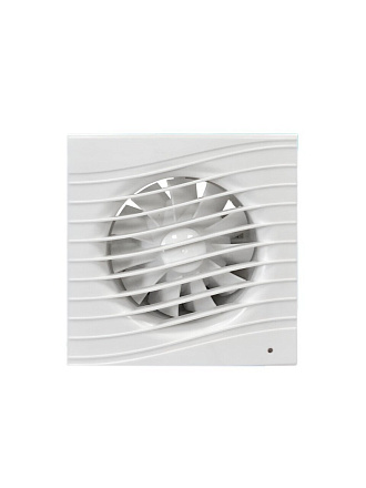 Вентилятор вытяжной настенный, Viento, установочный диаметр 100 мм, 14 Вт, 130 м³/ч, обратный клапан, Волна, В100СК